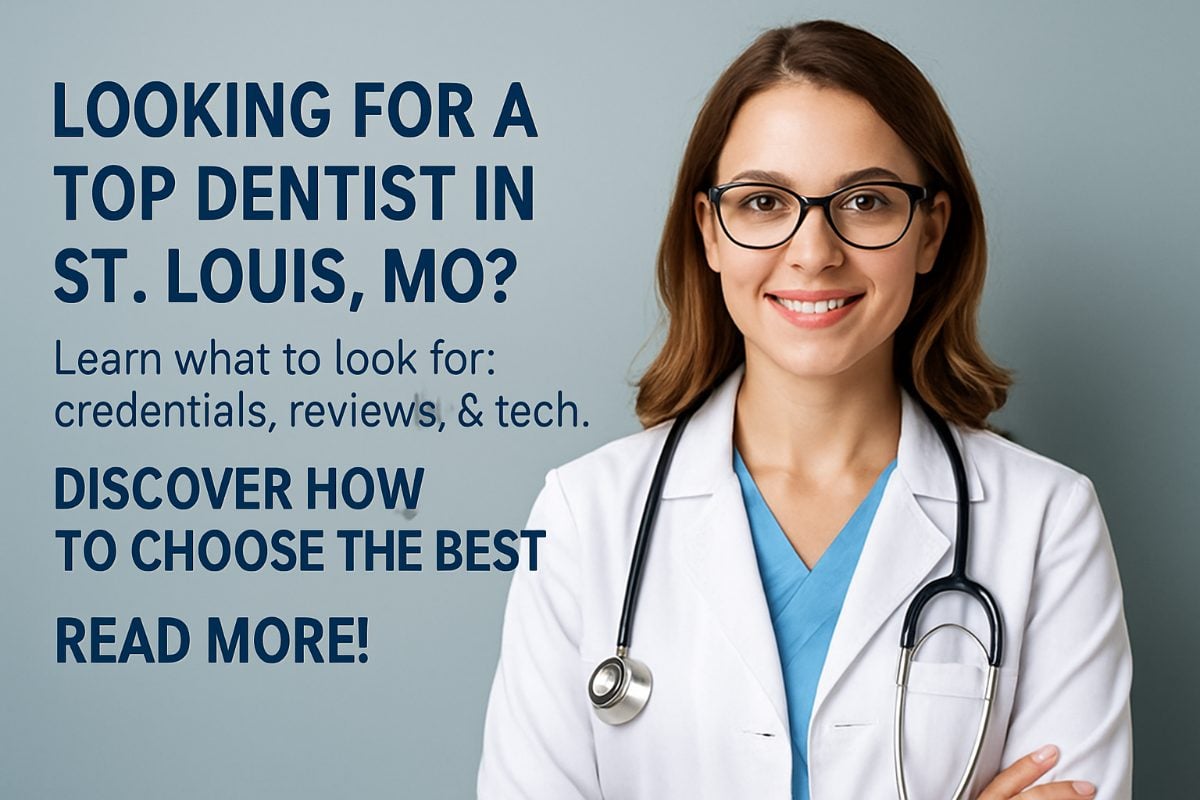 An inviting dental office reception area in St. Louis, MO, subtly branded with the New You Smile logo. A diverse group of patients are in the waiting area, looking relaxed while browsing magazines, with soft, natural light filtering through the windows. No text.